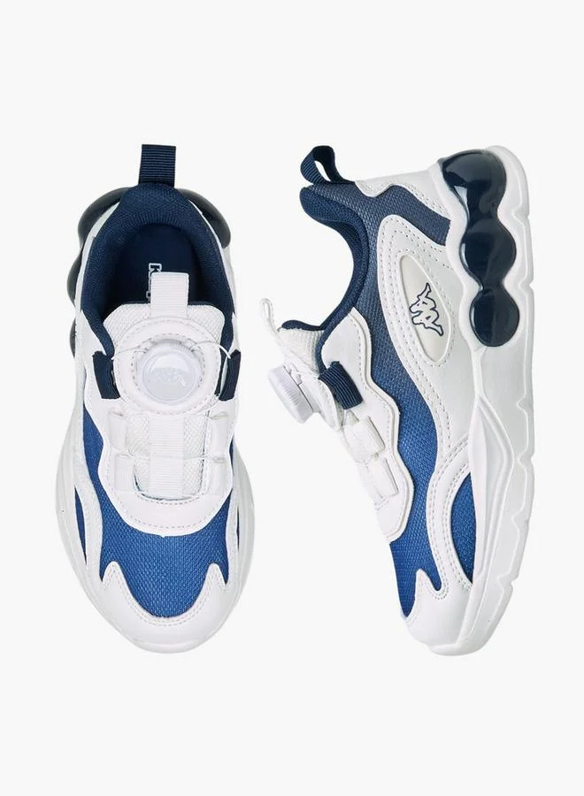 Kappa Boys Rotating Buckle Low Top Sneakers